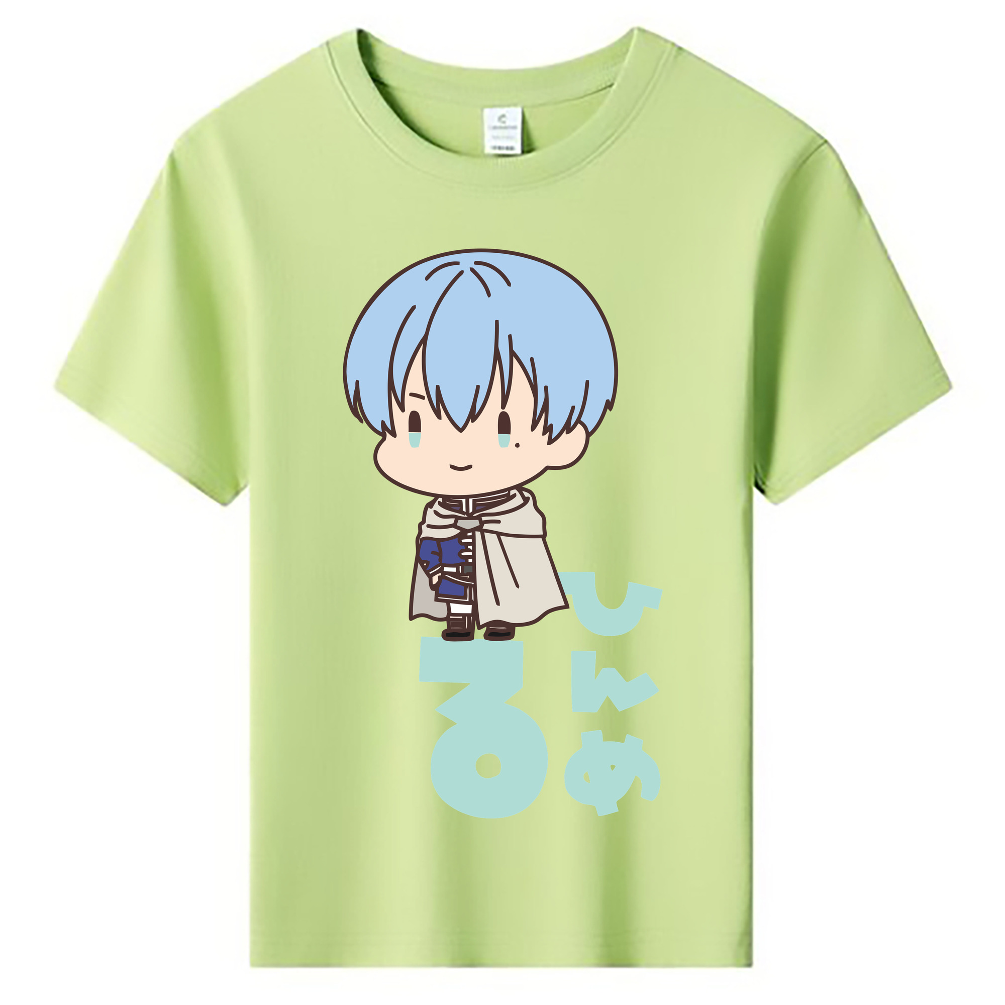 （画像用） 葬送のフリーレン Frieren 綿100％キッズTシャツ（フロントプリント）